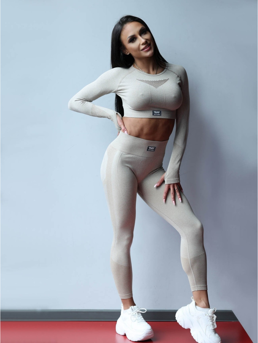 Leggings reductores moldeadores PUSH UP HYPNOTIZE K130 capuchino MITARE