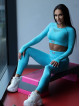 Leggings reductores moldeadores PUSH UP HYPNOTIZE K130 turquesa MITARE