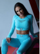 Leggings reductores moldeadores PUSH UP HYPNOTIZE K130 turquesa MITARE