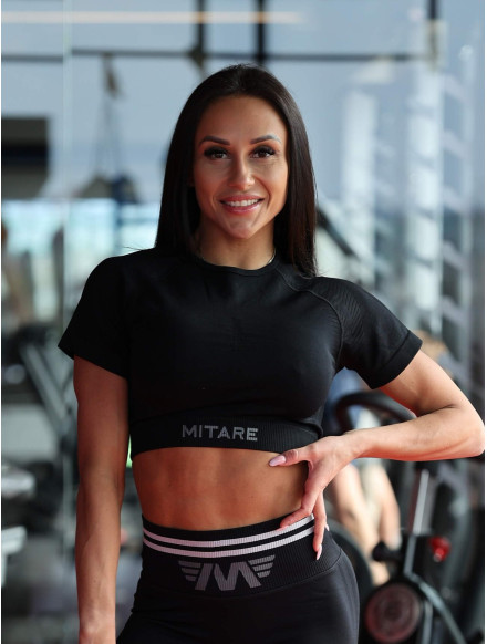 Camiseta SLIM PUSH UP K117 negro MITARE