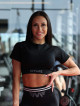 Camiseta SLIM PUSH UP K117 negro MITARE