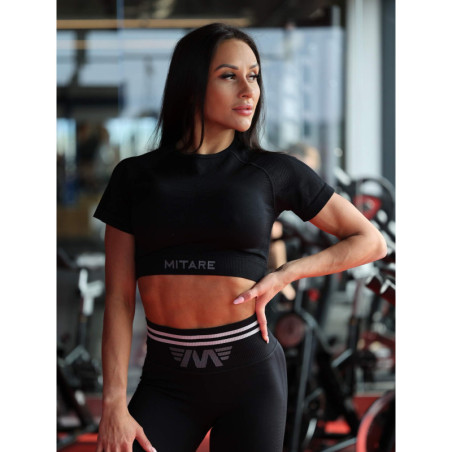 Camiseta SLIM PUSH UP K117 negro MITARE